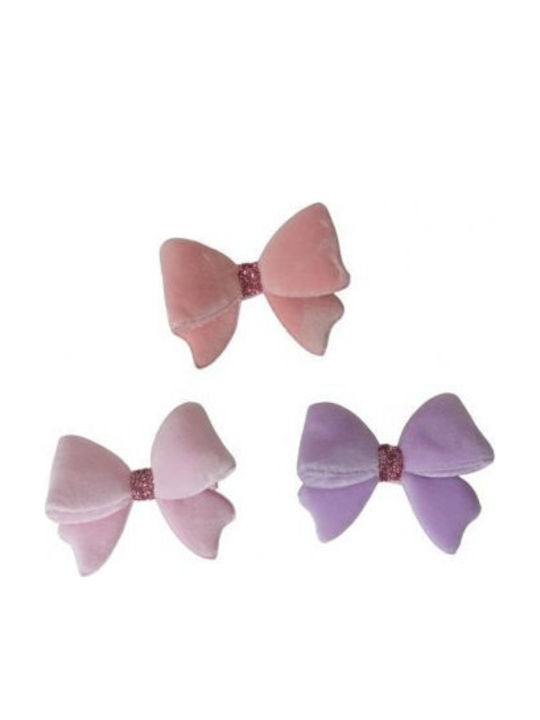 Ro-Ro Accessories Παιδικό Κλιπ σε Ροζ Χρώμα