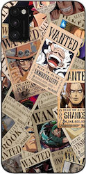 One-piece-wanted-posters Back Cover Σιλικόνης Ανθεκτική Μαύρο (Galaxy A41)