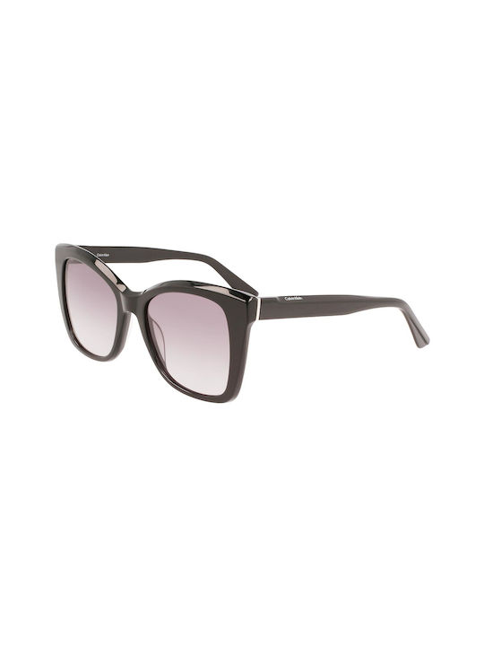 Calvin Klein Sonnenbrillen mit Schwarz Rahmen und Braun Verlaufsfarbe Linse CK22530S-001