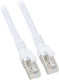 Intronics S/FTP Cat.6a (Gigabit) Καλώδιο Δικτύου Ethernet 3m Λευκό