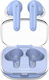 Usams Us-be16 In-ear Bluetooth Handsfree Ακουστικά με Θήκη Φόρτισης Μπλε