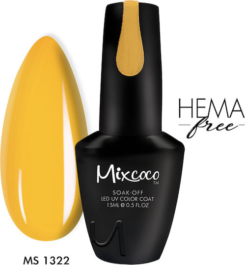 Mixcoco Ms-1322 Хибриден Лак за Нокти Sunflower 15мл 1бр