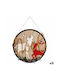 Hanging Ornament Label Wooden 1x29cm