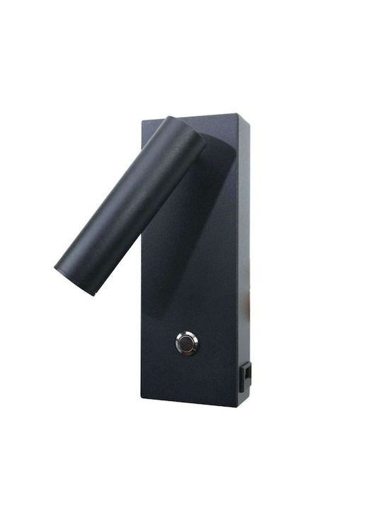 Inlight Monos LED Alb Cald Spot în Culoare Negru