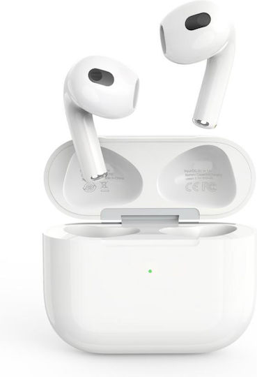 XO T4 In-ear Bluetooth Handsfree Earphones with Charging Case White