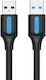 Vention USB 3.0 Cable USB-A Male - USB-B Male / USB-A Male Black 1m CONBF