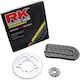 RK Chain & Sprocket Kit for Yamaha Crypton-X 135