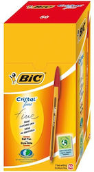 Bic Pen 0.8mm with Red Ink 50pcs