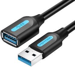Vention CBHBG USB 3.0 USB-A Male În USB-A Female 1.5m Vention CBHBG USB 3.0 USB-A Male În USB-A Female 1.5m