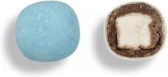 Zaxaropolis Crispy Jordan Almonds Marshmallow Balls in Round Shape with Chocolate Flavour Light Blue 4000g