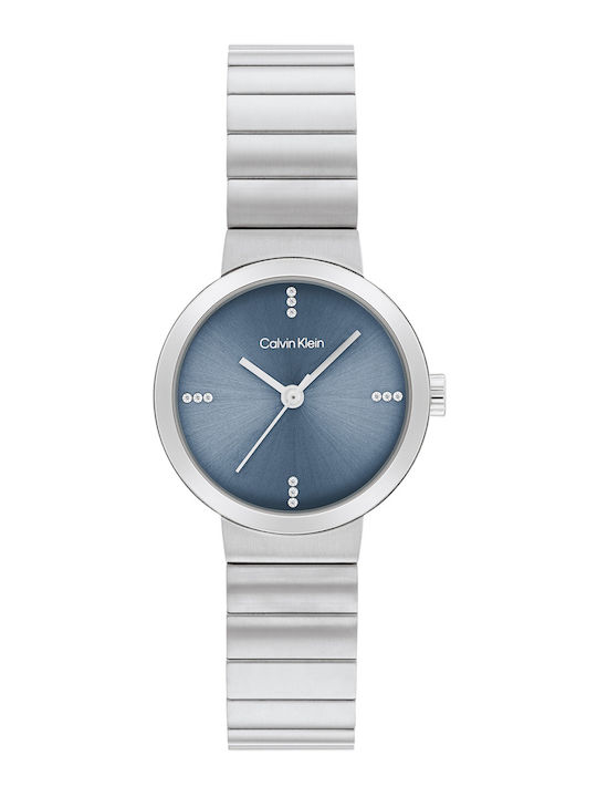 Calvin Klein Precise Women's Watch 25mm Battery with Silver Stainless Steel Bracelet
