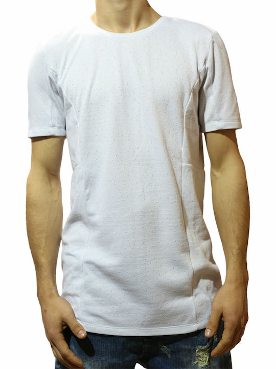 Anerkjendt Men's Short Sleeve Blouse White