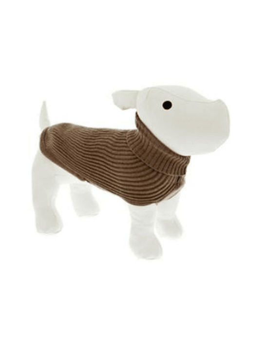 Ferribiella Knitted Sweater Dog in Brown color 47cm.