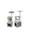 Scratching Post Cat Trees Gray 5 levels 31x31x92cm