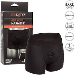 Calexotics Her Royal Harness Boxer Εσώρουχο σε Μαύρο Χρώμα