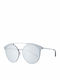 Ana Hickmann Women's Sunglasses with Gray Frame and Silver Mirror Lens HI3060 6803