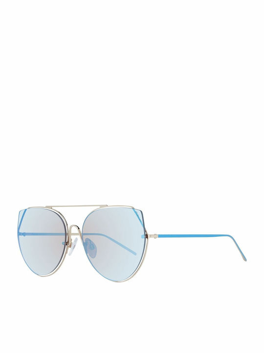 Ana Hickmann Women's Sunglasses with Silver Met...