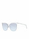 Ana Hickmann Women's Sunglasses with Gray Frame and Blue Gradient Lens