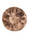 Pet Interest Poof Dog Bed Brown 50x50cm