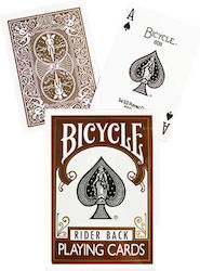 Bicycle Playing Cards Plastic for Poker Brown