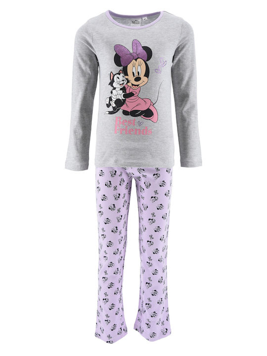 Superheroes Kids Pajamas Gray