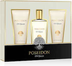 Poseidon Only Man Ανδρικό Σετ με Eau de Toilette 3τμχ