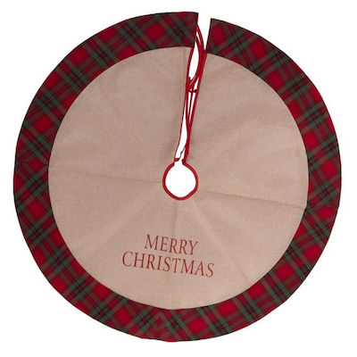 BigBuy Christmas Tree Apron Red