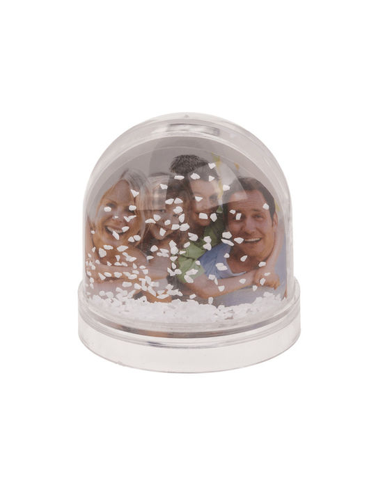 Christmas Snowball with Balls 6.5x6.5cm