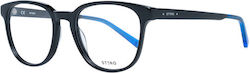 Sting Men's Acetate Prescription Eyeglass Frame...