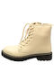 Plato Damen Knöchelstiefel Beige