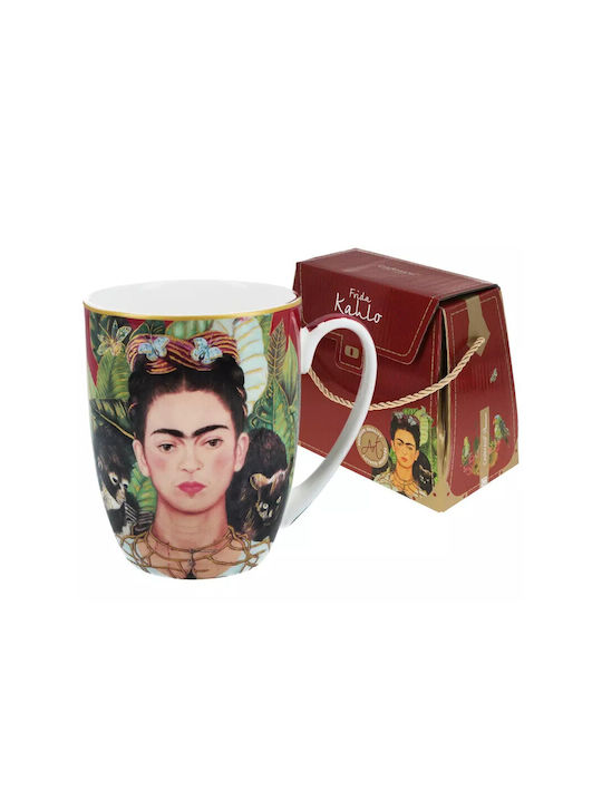 Carmani Cană din Porțelan Multicoloră 380ml