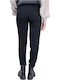 Damen Stoff Hose Black