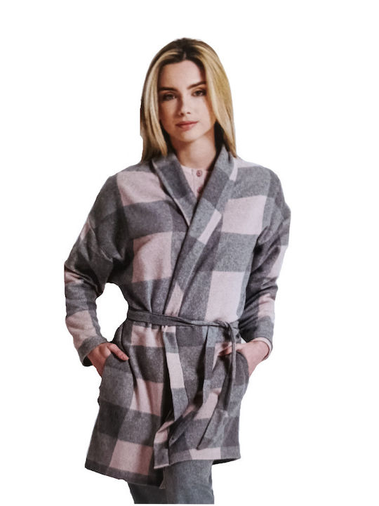 Confezioni Biemme SNC Winter Damen Baumwolle Robe Grey