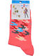 Design Socks Kinderstrümpfe Koralle