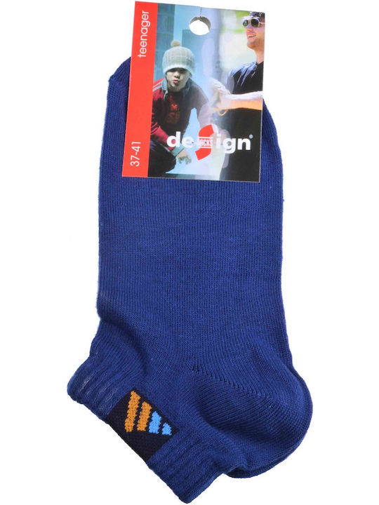 Design Socks Kinderstrümpfe Knöchelsocken Blau