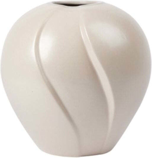 Broste Copenhagen Decorative Vase Beige 15x15x15cm