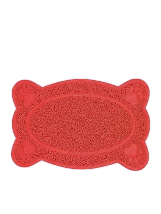 Nobleza Teppich für Hunde Rot 39.5x25.5cm.