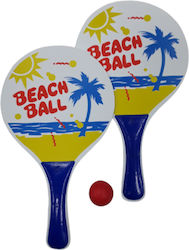 LG - Imports Beach Rackets Set Blue with Ball