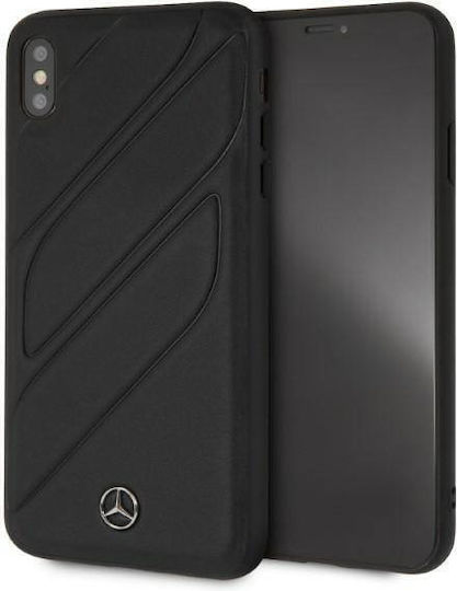 Mercedes-Benz Umschlag Rückseite Kunststoff Schwarz (iPhone XS Max)