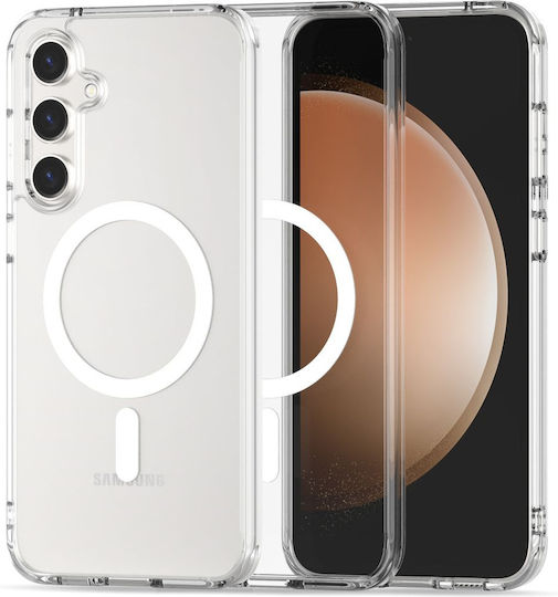Tech-Protect Flexair Hybrid Umschlag Rückseite Silikon / Kunststoff Transparent (Galaxy S23 FE)
