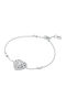 Michael Kors Love Women's Bracelet with Heart Design in Silver 18.4cm