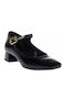 Pumps mit Riemchen Schwarz
