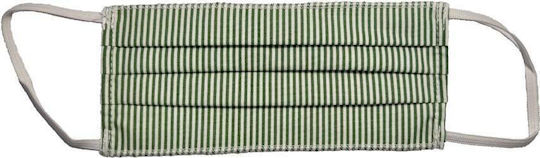 Palatino Μάσκα Προστασίας Υφασμάτινη για Παιδιά White/Green MARK839 1τμχ