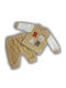 Kinder-Set mit Hose Winter 2Stück Beige