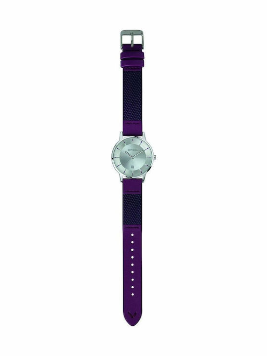 Breil Мъжки часовници с механизъм на батерия с кожена каишка Breil Мъжки часовници с механизъм на батерия с кожена каишка