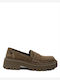 Women's Moccasins in Brown Color