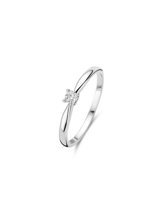 Isabel Bernard Women's White Gold Ring 14K