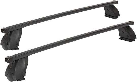 K39 Μπάρες Οροφής Μεταλλικές Bsm112-k24 112εκ. για Seat Marbella 3D (Σετ με πόδια) Ασημί
