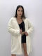Women's Long Fur Ecru
