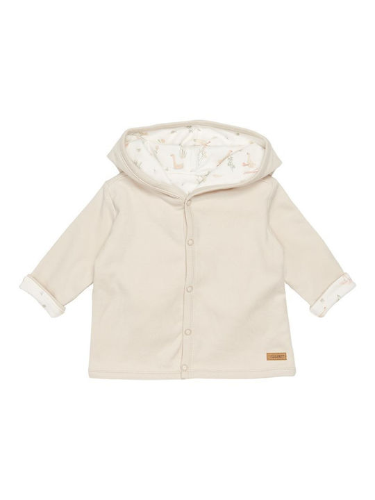 Little Dutch Cardigan pentru copii cu glugă Beige